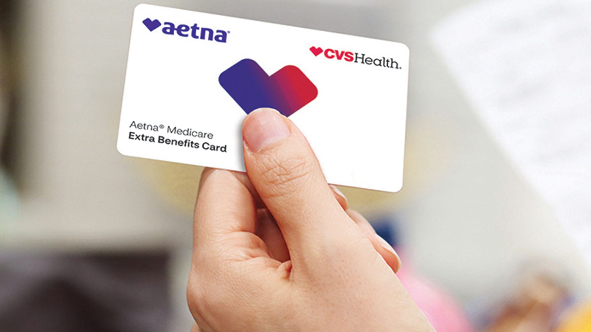 A close up image of an Aetna insurance card